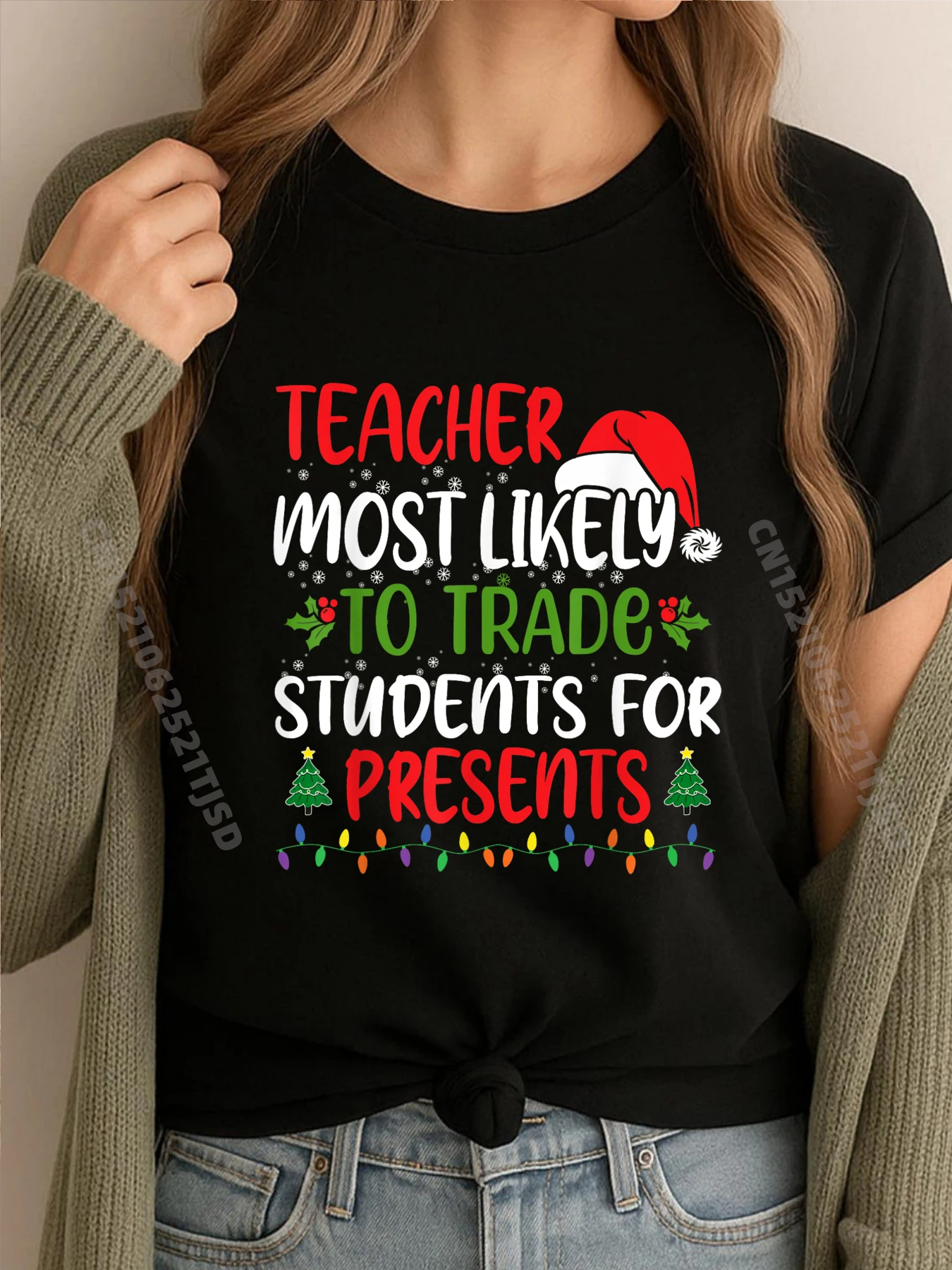 

Самая спокойная торговля, сестра для подарков, семейные рождественские женские футболки с рисунком, роскошная футболка для отдыха