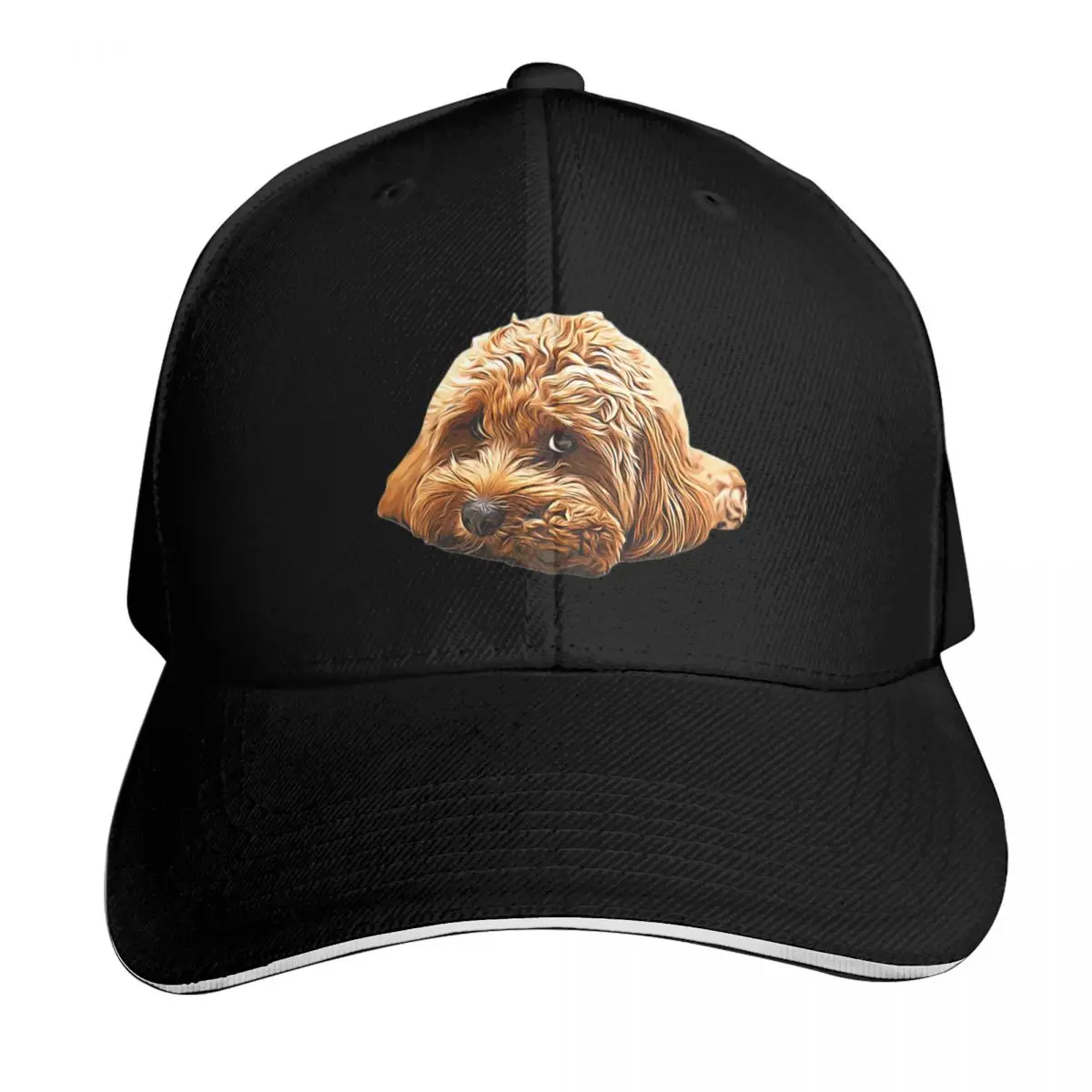 Cavapoo Cavoodle Cockerpoo Puppy Designer Dog Poodle Mix Baseball Cap Men Women Casual Summer Sport Sun Cap