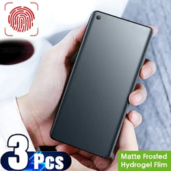 3Pcs Matte Soft Hydrogel Film For OPPO Reno 8 8Z 8T 9 10 11 11F 12 12F 13F 13 Pro Plus FS 5G Screen Protector Anti Fingerprint