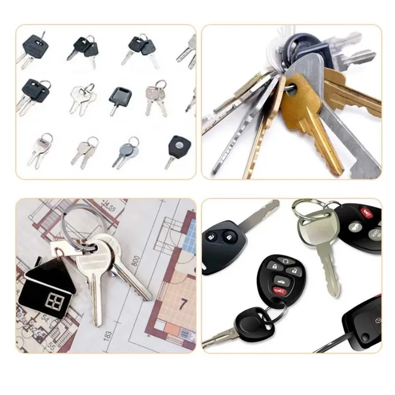 220V/110V 368A Electric Key Cutting Machine Keys Copier Key Duplicating Machine with Full Set Cutter Tools Part