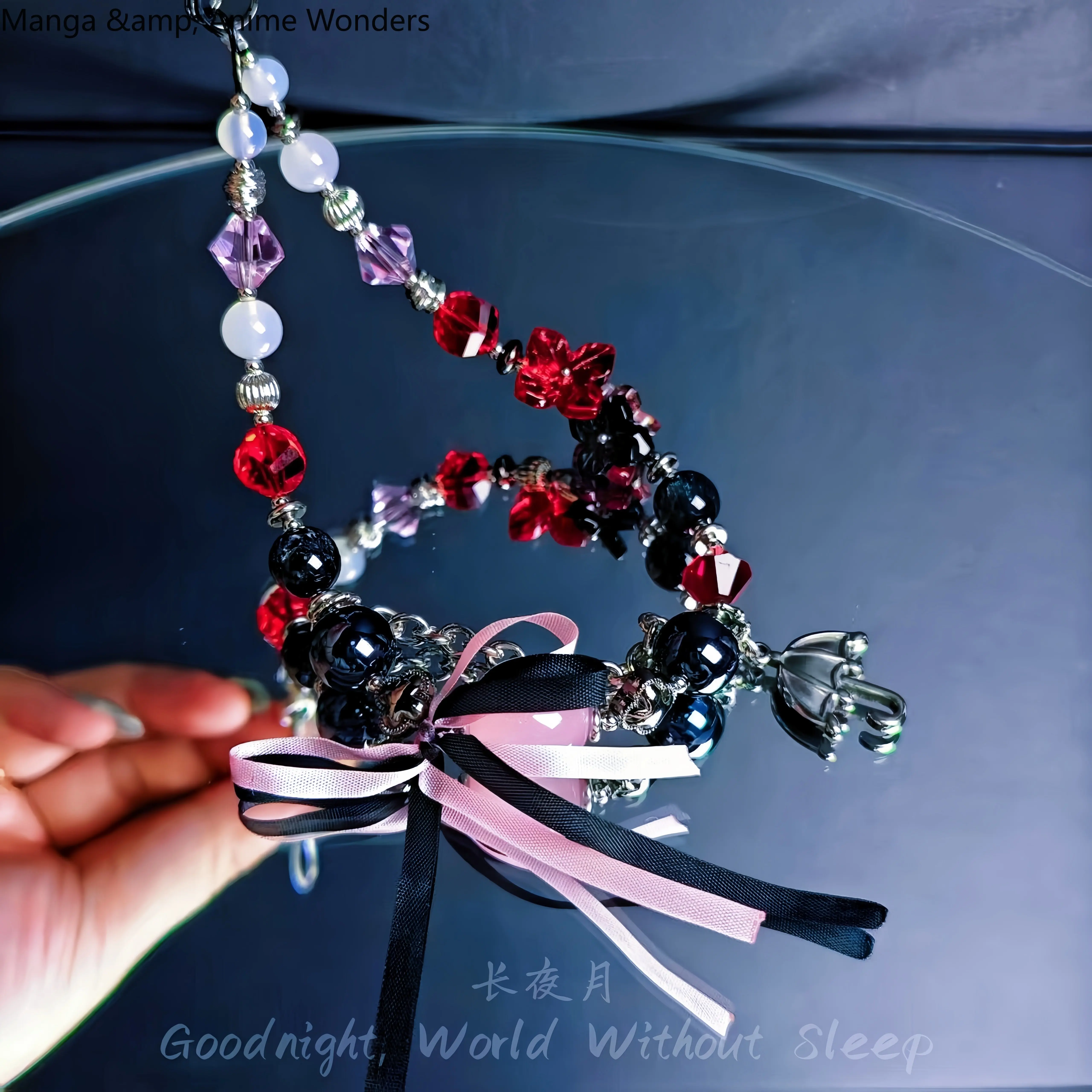

Original Anime Honkai: Star Rail March 7th Cosplay Handmade Phone Strap Sennit Mobile Chain Tassels Accessories Pendants Gift