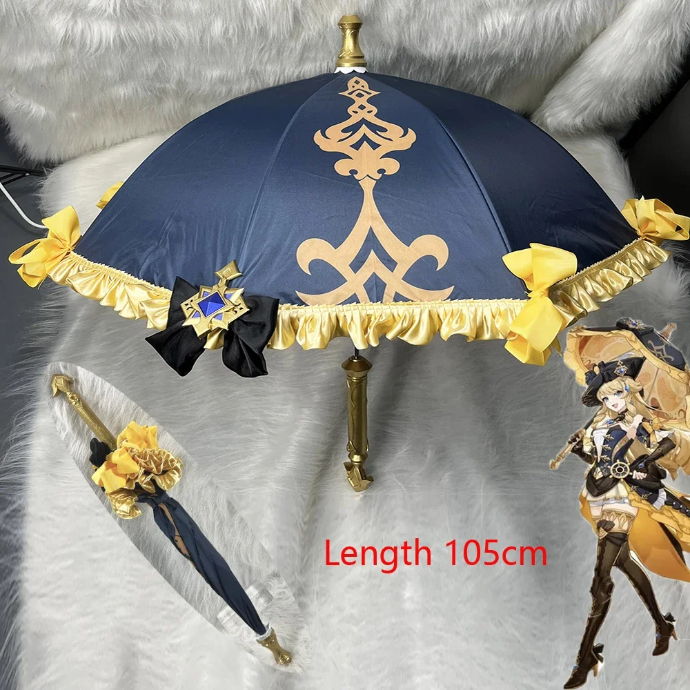 

In Stock Navia Umbrella Cosplay warfare Props Costume Accessory Staff Weapon Model Gear Genshin Impact Halloween