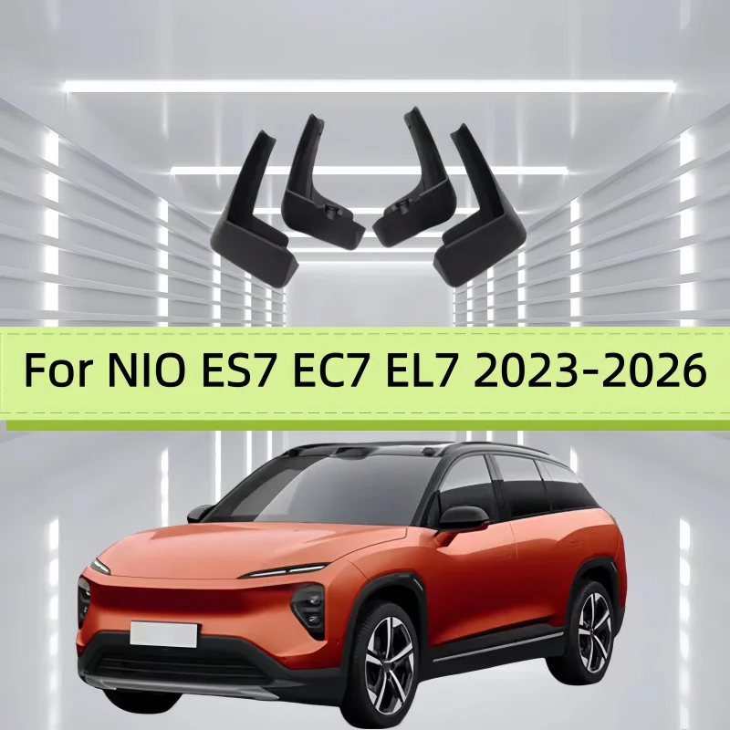 

For NIO ES7 EC7 EL7 Mudguard Fender Mud Flap Guards Splash Mudflaps Car Accessories Front Rear 4pcs 2023 2024 2025 2026