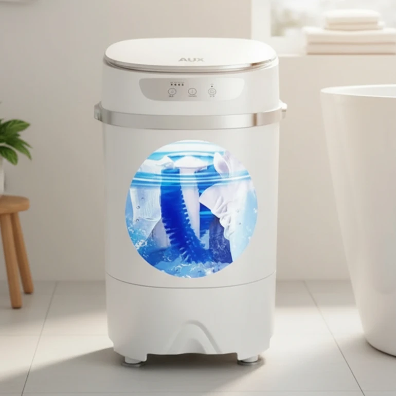 

Versatile Semi-Automatic Shoe and Sock Washer: Compact Design for Hassle-Free Home Use shoe washing machine