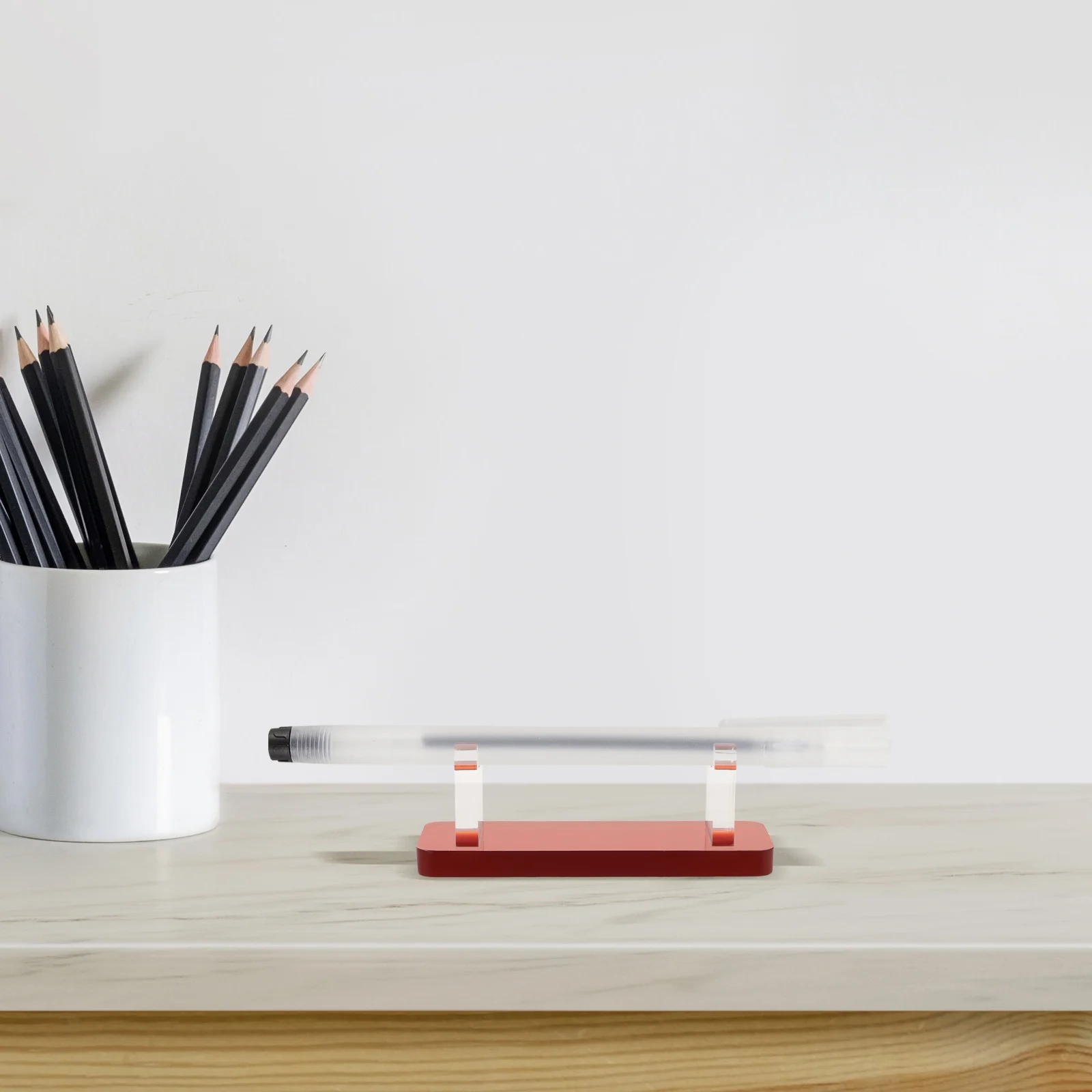 Acrylic Pen Display Stand Multifunctional Pen Organizer for Desk Office Home Pencil Storage Rack Marker Storage Rack