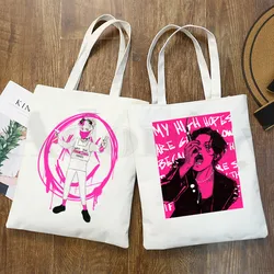 Yungblud Dominic Harrison Graphic Cartoon Print Shopping Bags Girls Fashion Casual Pacakge Hand Bag