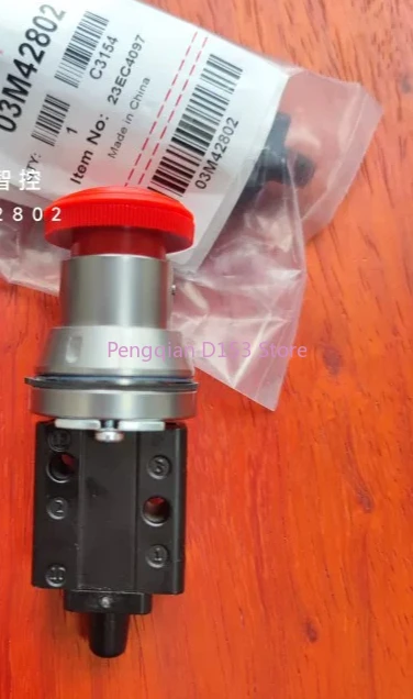 03M42802 Emergency Stop Button, Mechanical Valve (3/2) Two Position Three-way G1/8 Caliber IMI