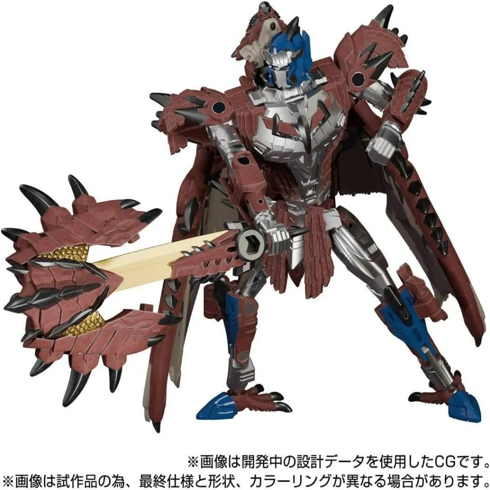 

Hasbro Transformers Takara Tomy Monster Hunter Rathalos Prime rathalos figure nemesis prime takara G3009
