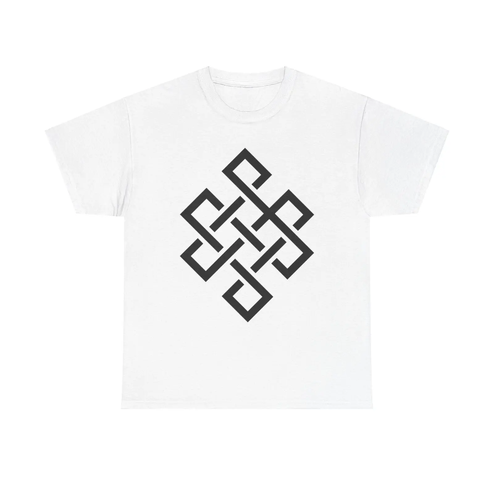 

Geometric Knot T Shirt minimalist symbol design abstract art endless