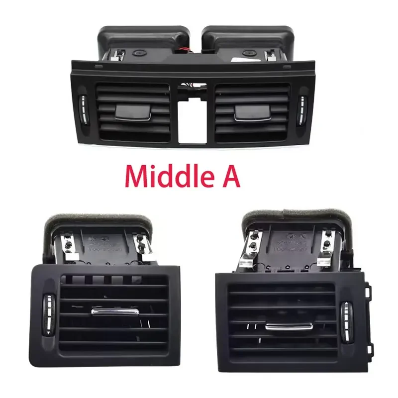 For Mercedes Benz W204 C Class AC Air Vent Grille Outlet Assembly Left Right Middle Dashboard Trim Replacement for C180 C200
