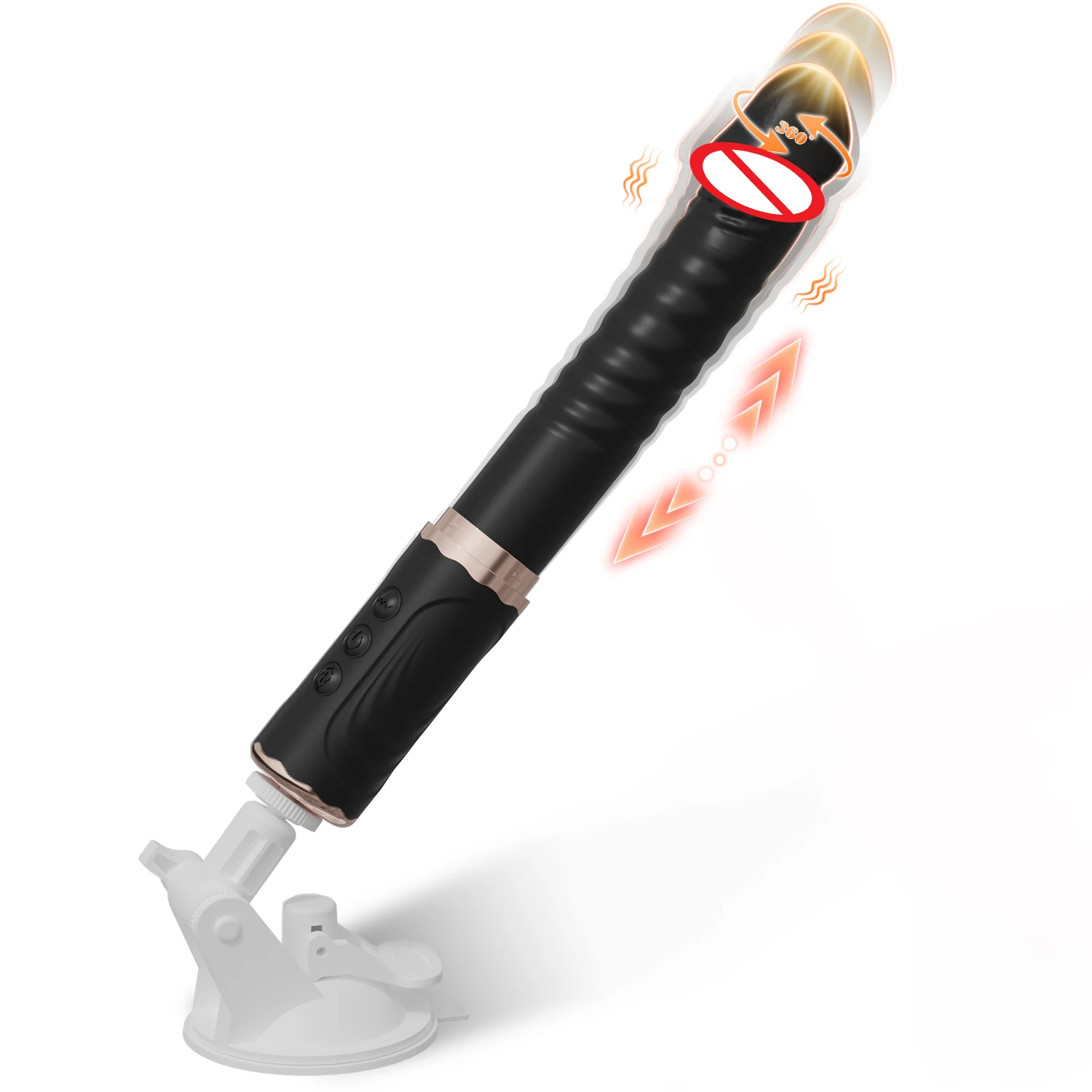 Thrusting دسار هزاز الجنس لعب الكبار ل G بقعة البظر الشرج تحفيز للإزالة شفط كأس قضبان اصطناعية واقعية للنساء #1