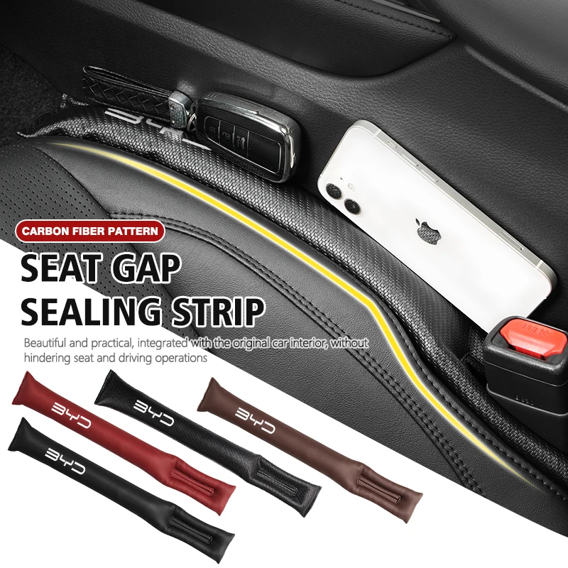 Car Seat Gap Filler Leather Anti Drop Leak Proof Plug Strip Auto Interior Parts For BYD F3 E2 D1 E6 G6 M6 S8 G3R