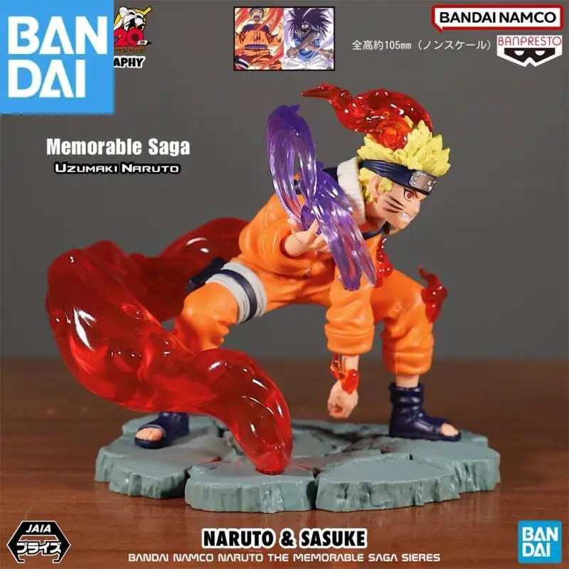 

Bandai Namco Banpresto Genuine In Stock Original Naruto Memorable Saga Uchiha Sasuke Uzumaki Naruto ПВХ Фигурка Аниме Модель Игрушки