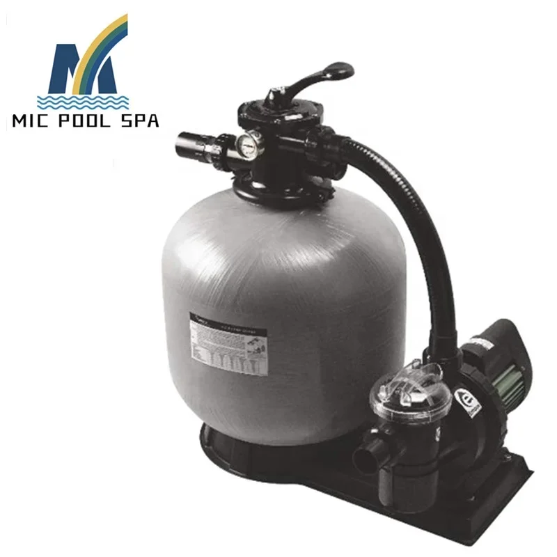 swimming pool A set of Fiberglass TOP mount sand filter with pump system