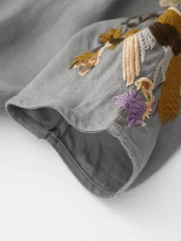 Damska długa spódnica w stylu retro z bawełny i lnu, luźna, artystyczna, w stylu zen, duży rozmiar, wygodna, oddychająca, idealna do pracy.