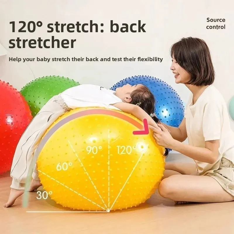 Thickened Explosion‑Proof Peanut Yoga Trainer, Kids Sensory Integration Balance Exerciser, Portable Home Fitness Workout Tool