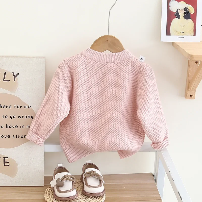 Cardigan for Girls Handmade Hairball Heart Sweater Jacket  Toddler Cardigan  Girls Sweater Toddler Girl Cardigan  Winter Sweater