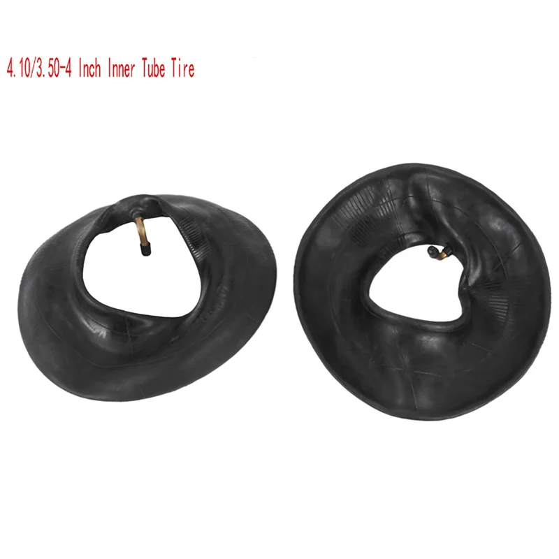 

4 PC 4.10/3.50-4 Inch Inner Tube Tire For Hand Truck Dolly Hand Cart Garden Cart Lawn Mower 4.10-4 Replacement Tube