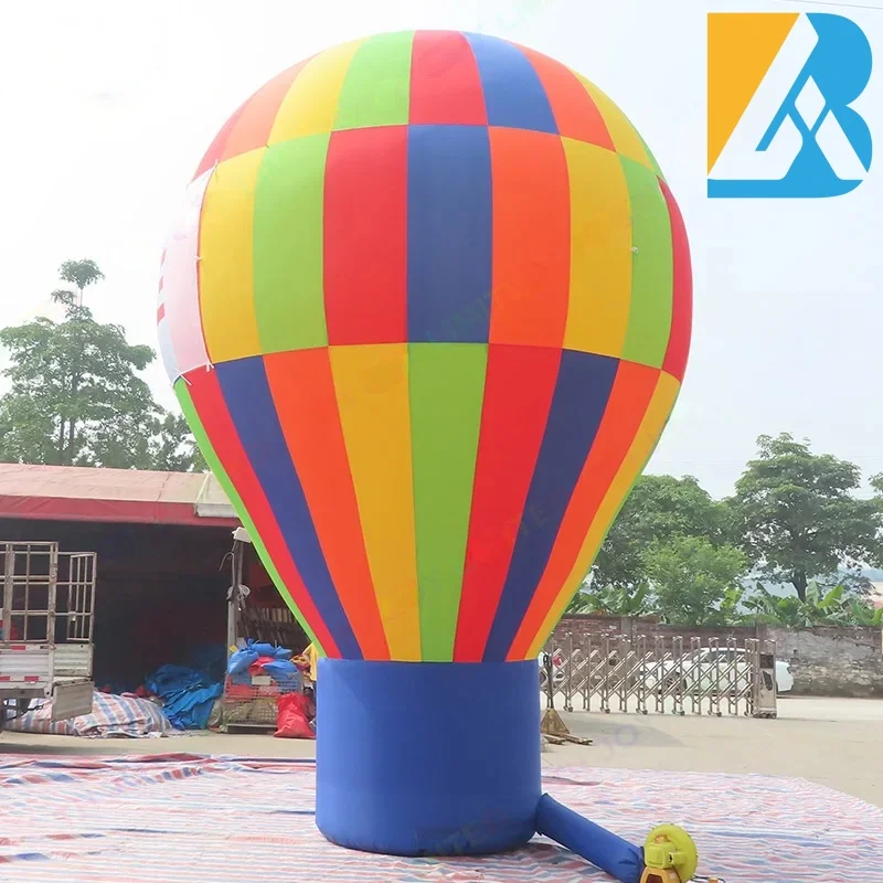 

Personalized Advertising Decoration Rainbow Giant Ground Balloon for Outdoor Promotion Toys