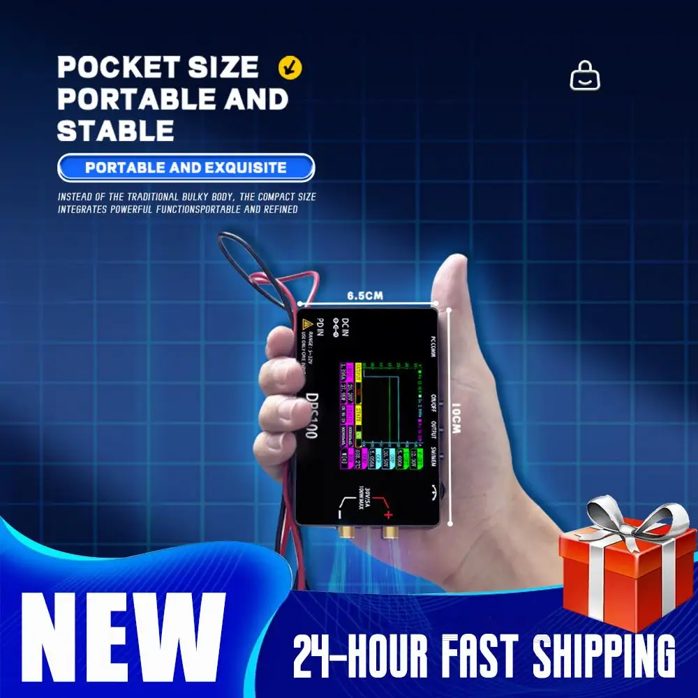 DPS100 Pocket Bench Switching 30V 5A 100W Max Regulator Tegangan Terprogram Mini Portable Switching Power Supply