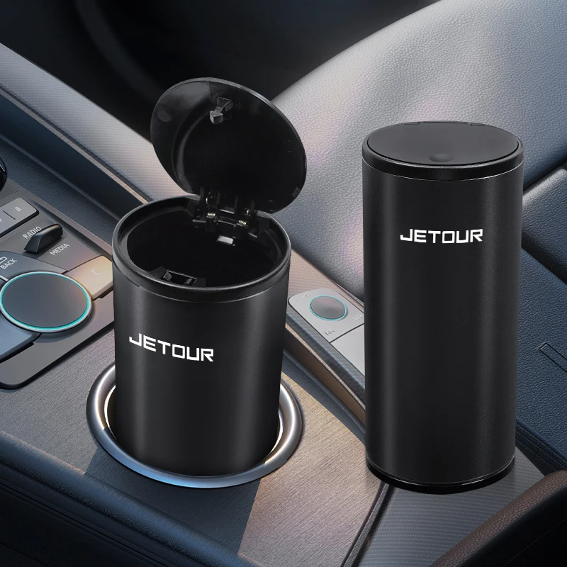 

Car Trash Bin Alloy Garbage Can Car Organizer Storage Accessories For Jetour X70M C-DM PLUS X90 X70 X95 X70S EV T-3 Accessories