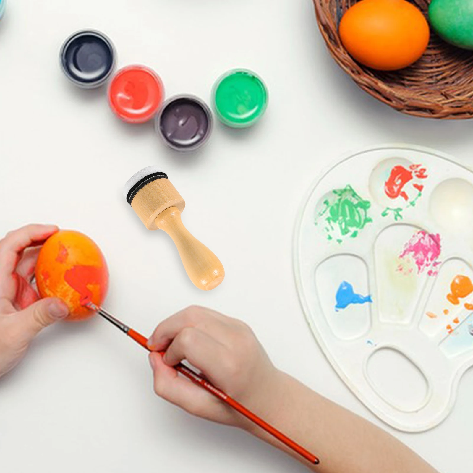 

1 Set Mini Water Mixing Tool Circular Replacement Sponge Pads Art Supplies Ink Blending Brushes