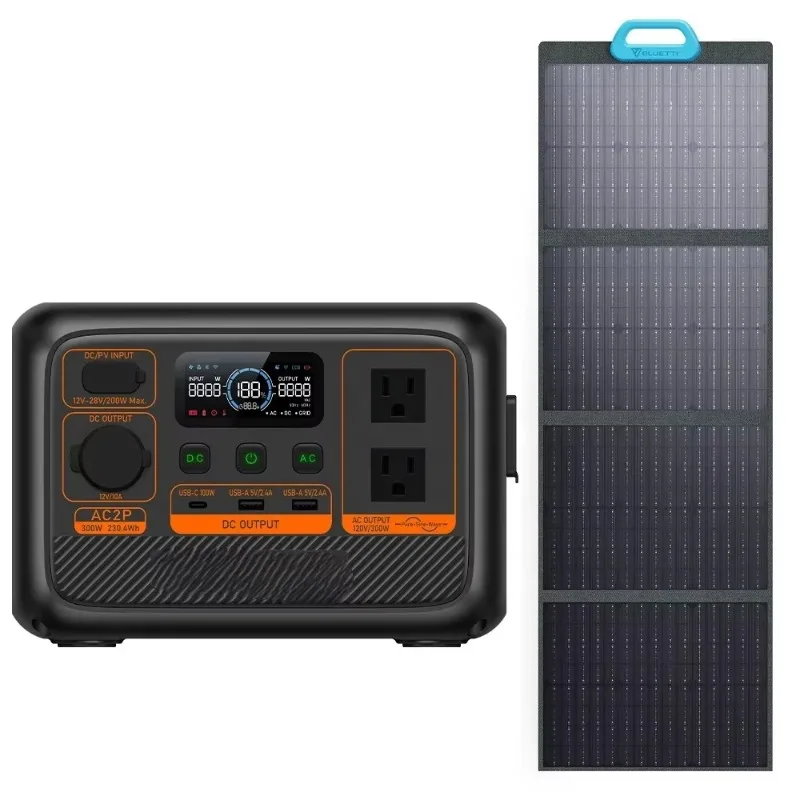 For  Station Solar Energy AC2P 230Wh 300W  Battery Pack 60000 MAh, with  Panel PV120  Generator