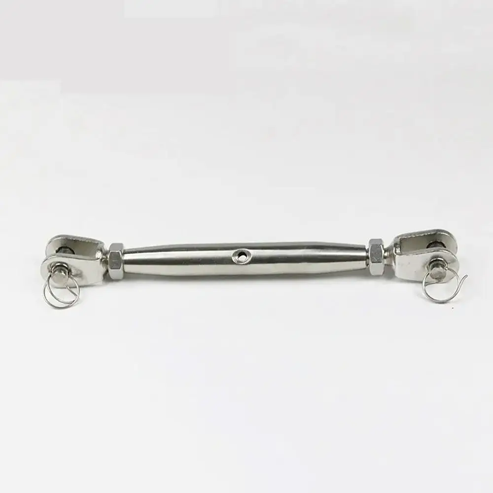 1Pcs M5-M24 Closed Body Turnbuckle 304 Stainless Steel Silver Rigging Screw Closed Body Rust Resistant Wire Rope Tensioner