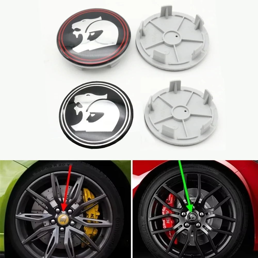 4 Pçs/set 63MM Tampa Do Centro Da Roda Do Carro Crachá Reequipamento Decoração Capa Para HSV Coupe V2-VY VZ VE VF EX GTS Commodore