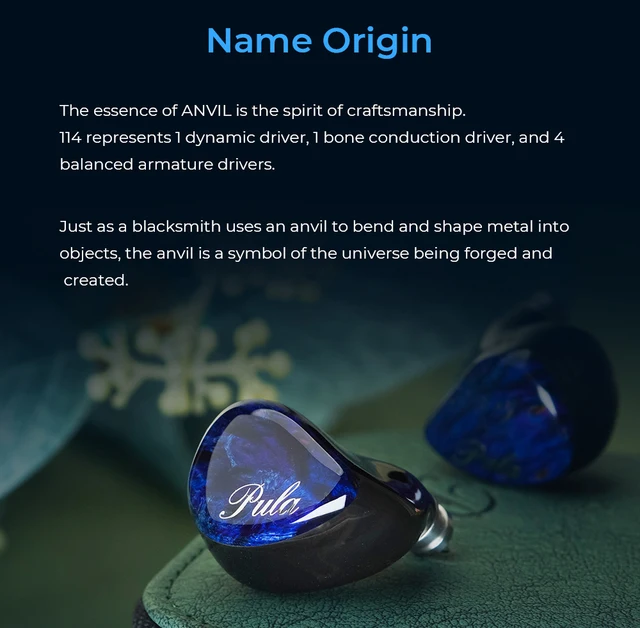 PULA ANVIL114 1DD+1BC+4BA Drivers In-Ear Monitor Earphones PULA ANVIL114 1DD+1BC+4BA Drivers In-Ear Monitor Earphones