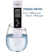 Digital Water Quality Tester TDS EC Meter Range 0-9990 Multifunctional Water Purity Temperature Meter TEMP PPM Tester