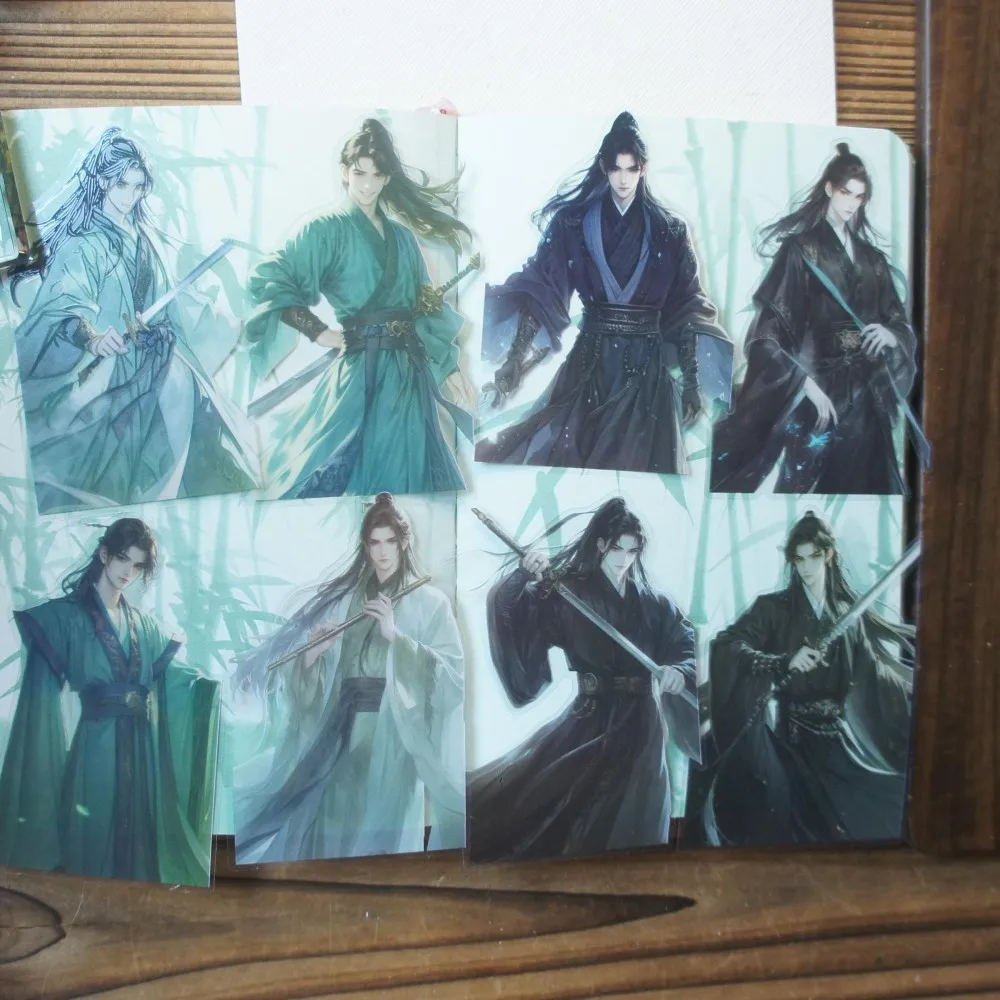 

10 Pcs Ancient Chinese Princes Design PVC Sticker Scrapbooking Background Creative Gift Use
