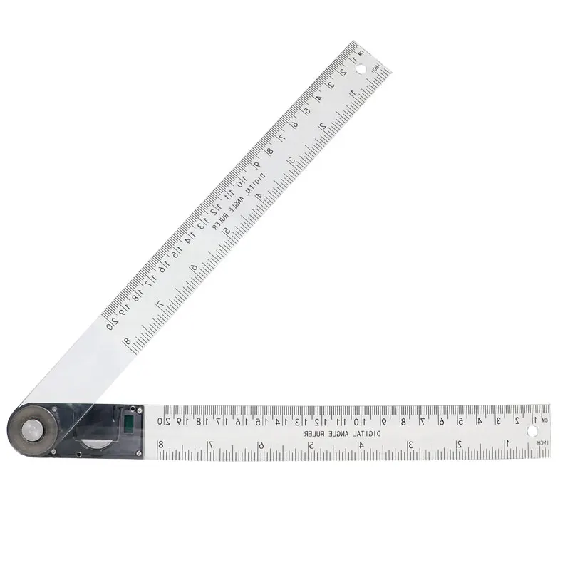 0-200mm  Digital Angle Finder Meter 0-360 Degre LCD Plastic Protractor Goniometer Ruler