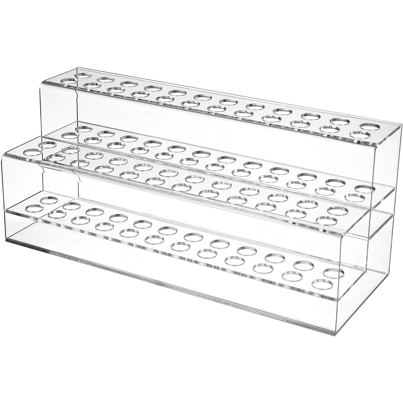 multi slot pen pencil shelf pratico maquiagem ferramenta storage rack pintura pen holder lapis de sobrancelha organizador mostrando rack 01