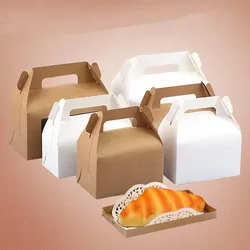 10/20pcs Kraft Paper Gift Box Containers for Wedding Birthday Packaging Party Favor Goodies Candy Treat Boxes
