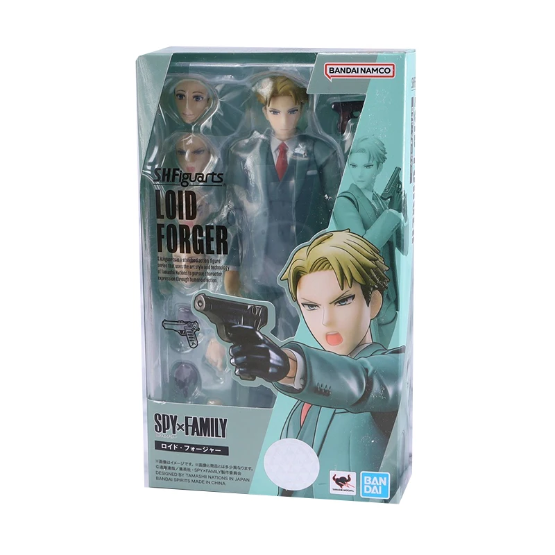 Stock BANDAI Original SHF SPY HOUSE SERIES LLOYD Forger Model Movable Joint High Quality Handwork Collection