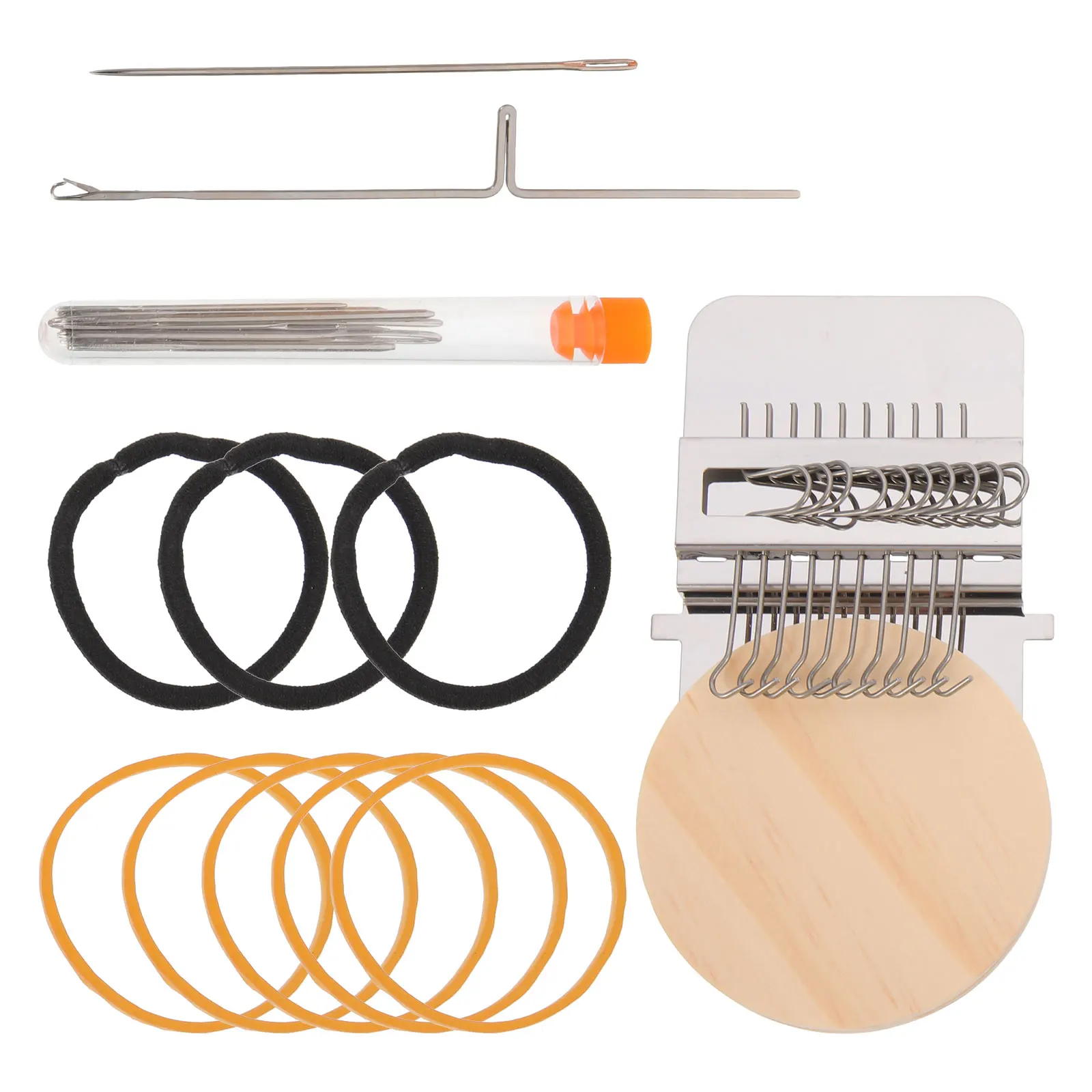 

Mini Kit Knitting Machine Tapestry Supplies Large Sewing Needle Rubber Hand Craft Weaving DIY Gifts Speedweve Darning Yarn