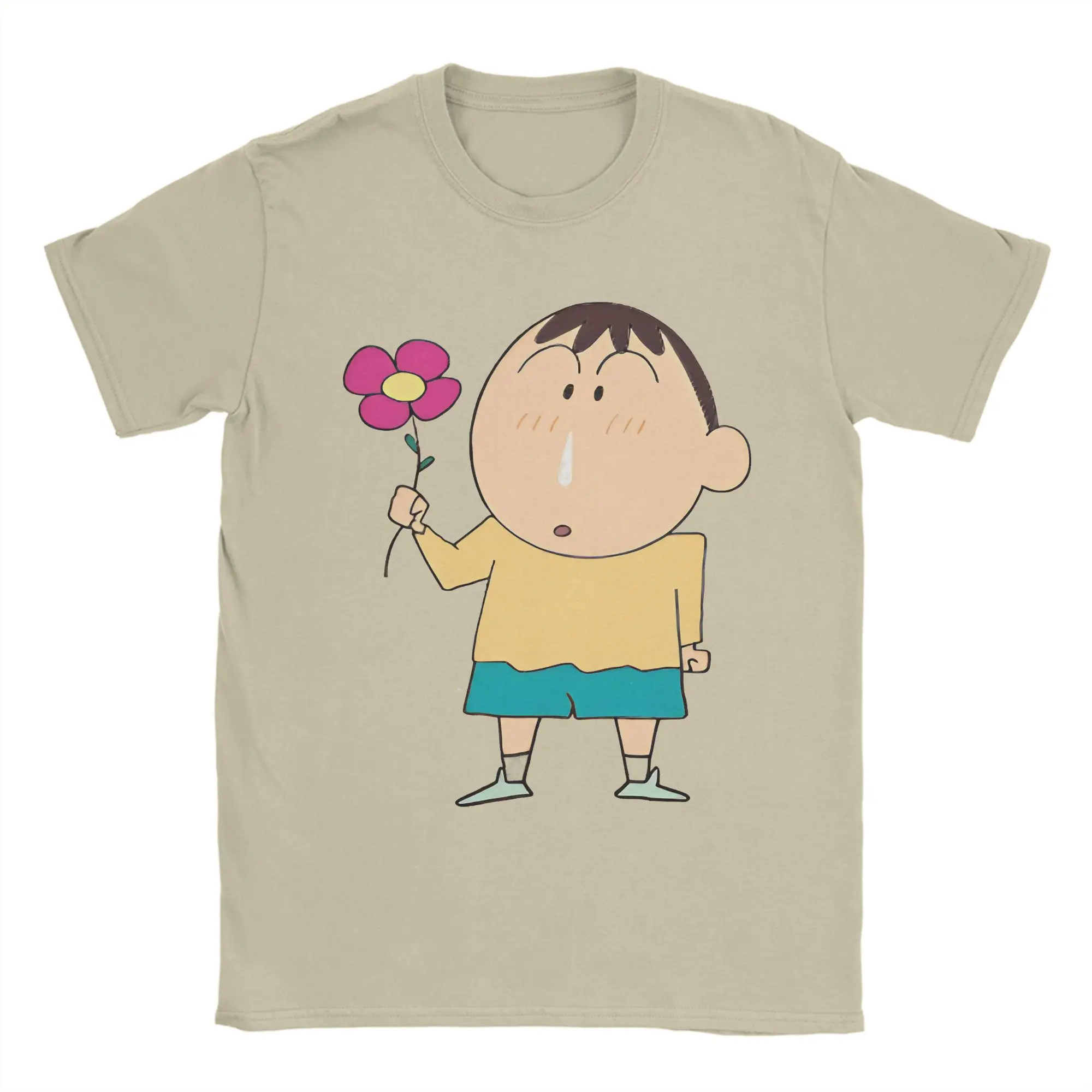 Streetwear C-Crayon S-Shin-chans Tshirt For Men Women Round Neck Short Sleeve Tops  Cotton Summer Clothing