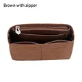 brown with zipper