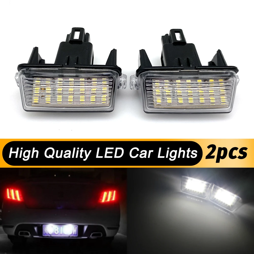 

2 шт. автомобильный светодиодный светильник номерного знака для Toyota Camry Hybrid Yaris Prius C Avalon Highlander Verso-S