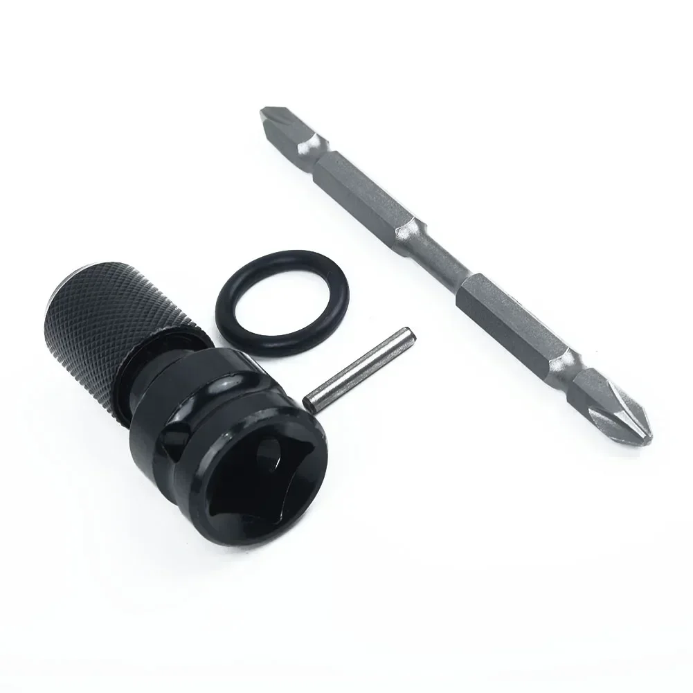 4 pces 1/2 "a 1/4" adaptador de soquete chave de impacto de ar soquete driver porca-no bit hex catraca soquete conversor