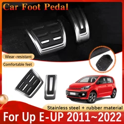 Car Foot Pedals For Volkswagen VW Up E-UP 2011~2022 GTI Skoda Citigo SEAT Mii Brake Stainless Steel Pedal Pad AT MT Accessories