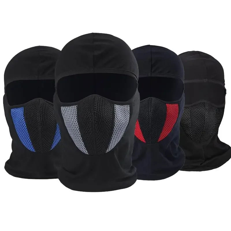 

360°Full Face Mask Cycling Windproof Headgear Motorcycle Balaclava Breathable Outdoor Sports Men CS Mask Head Cover Hat ﻿