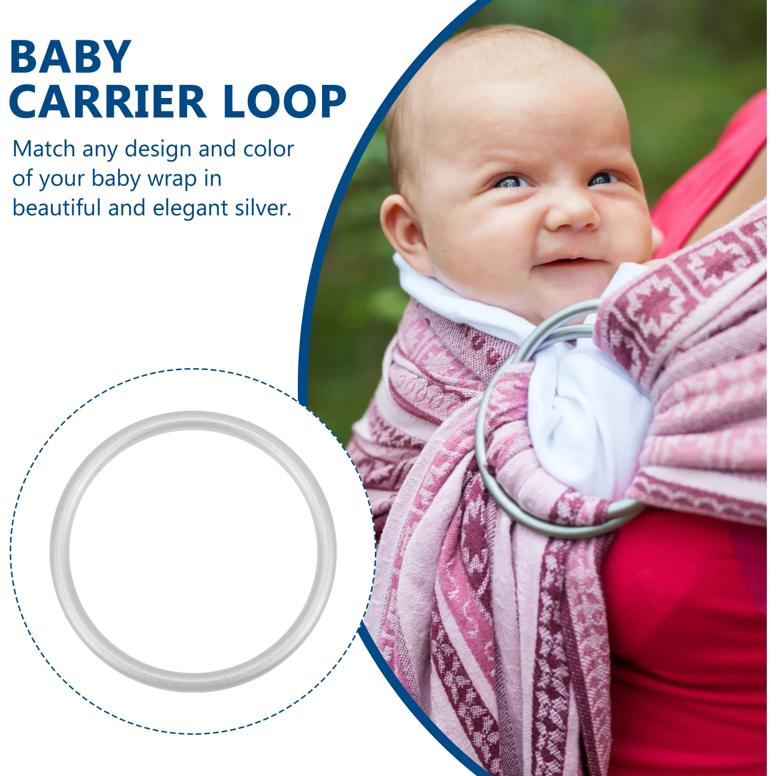 2-delige sling bijpassende ringdrager baby voor baby's voorkant kind peuter de ringen wrap riem accessoire portretten kinderen