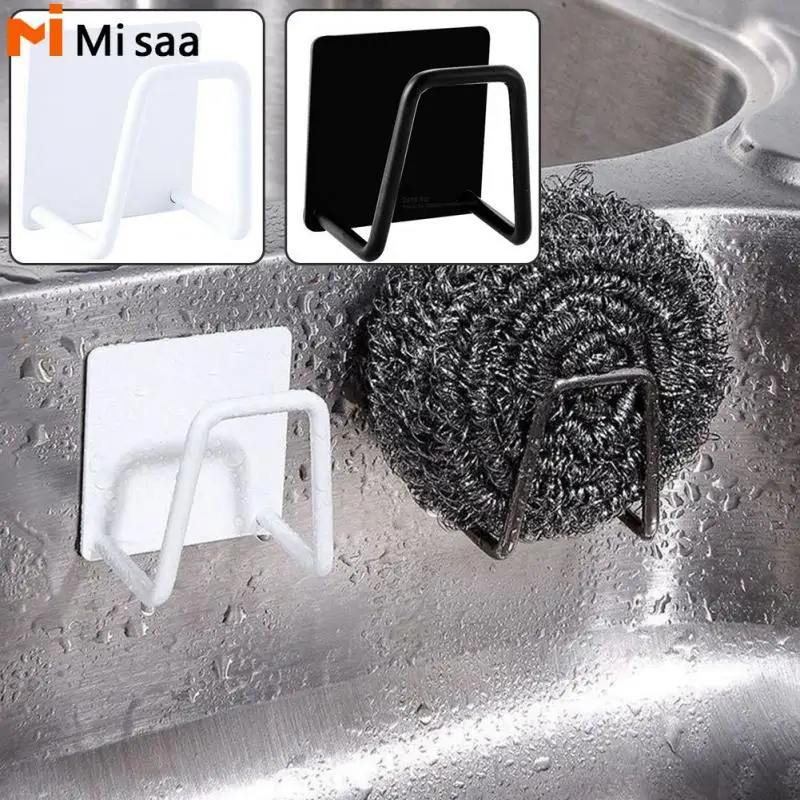 Sink Holder Stainless Steel Spoon Shelves Filter Basket Free Punching No Drilling For Kitchen Rag Sponges Draining Racks