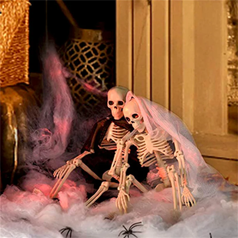 Halloween Simulation Interesting Party Dressing Terrifying Appearance Exquisite Workmanship Home Decoration Human Skeleton