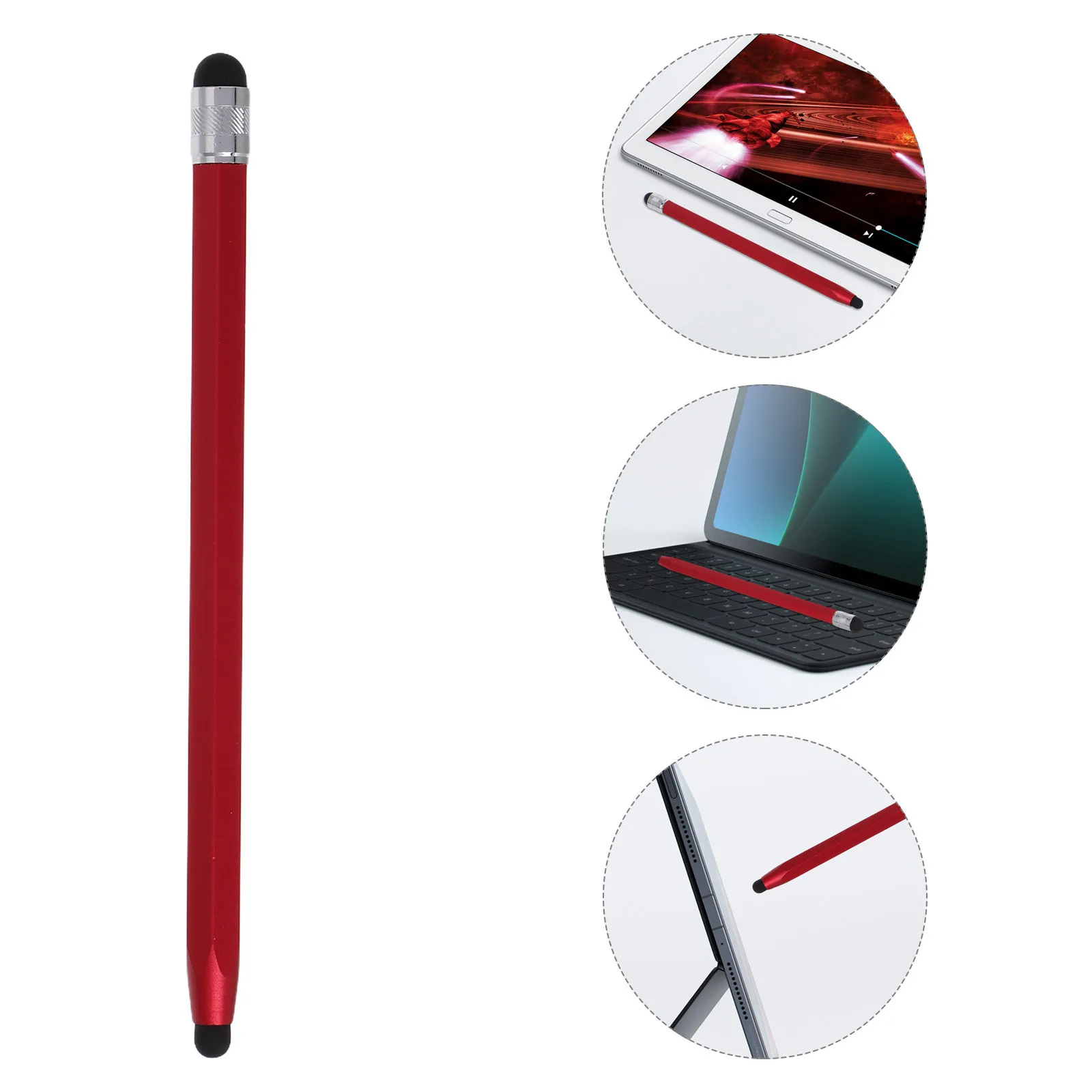 

Universal Stylus Pen for Touchscreen Devices Dual Head Capacitive Touch Screen Pen Portable Comfort Grip Design for Writing