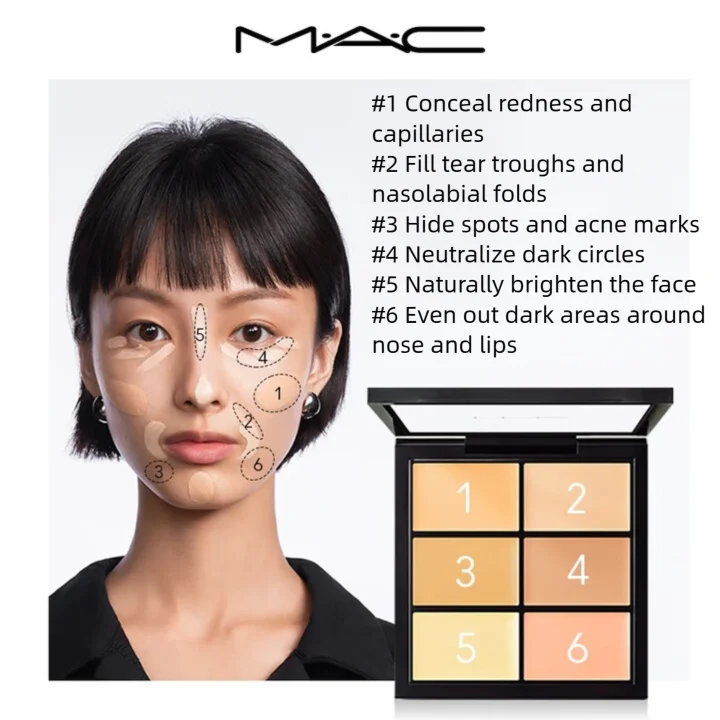 M·A·C Studio Fix Conceal & Correct Palette Light 6g - 8HR Longwear, Full Coverage & Natural Finish Make Up