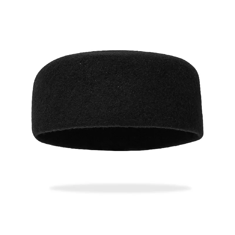 Berretti musulmani per uomo Abbigliamento Freeshipping Cappello da preghiera Kufi Accessori islamici Prodotti fiscali Hijab Turchia Lana ebraica 03293