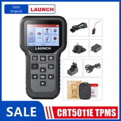 Launch X431 CRT5011E TPMS Relearn Tool Tire Scanner 315/433MHz Support Read/ Activate/ Programming/ Relearn/ Reset/ Key Fob Test